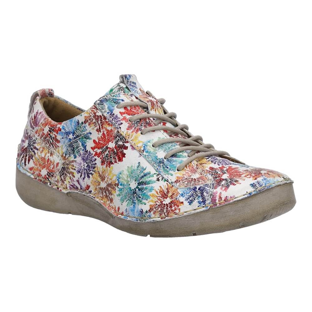 Josef Seibel FERGEY 56 Leather Lace-up Floral Multicoloured-59656