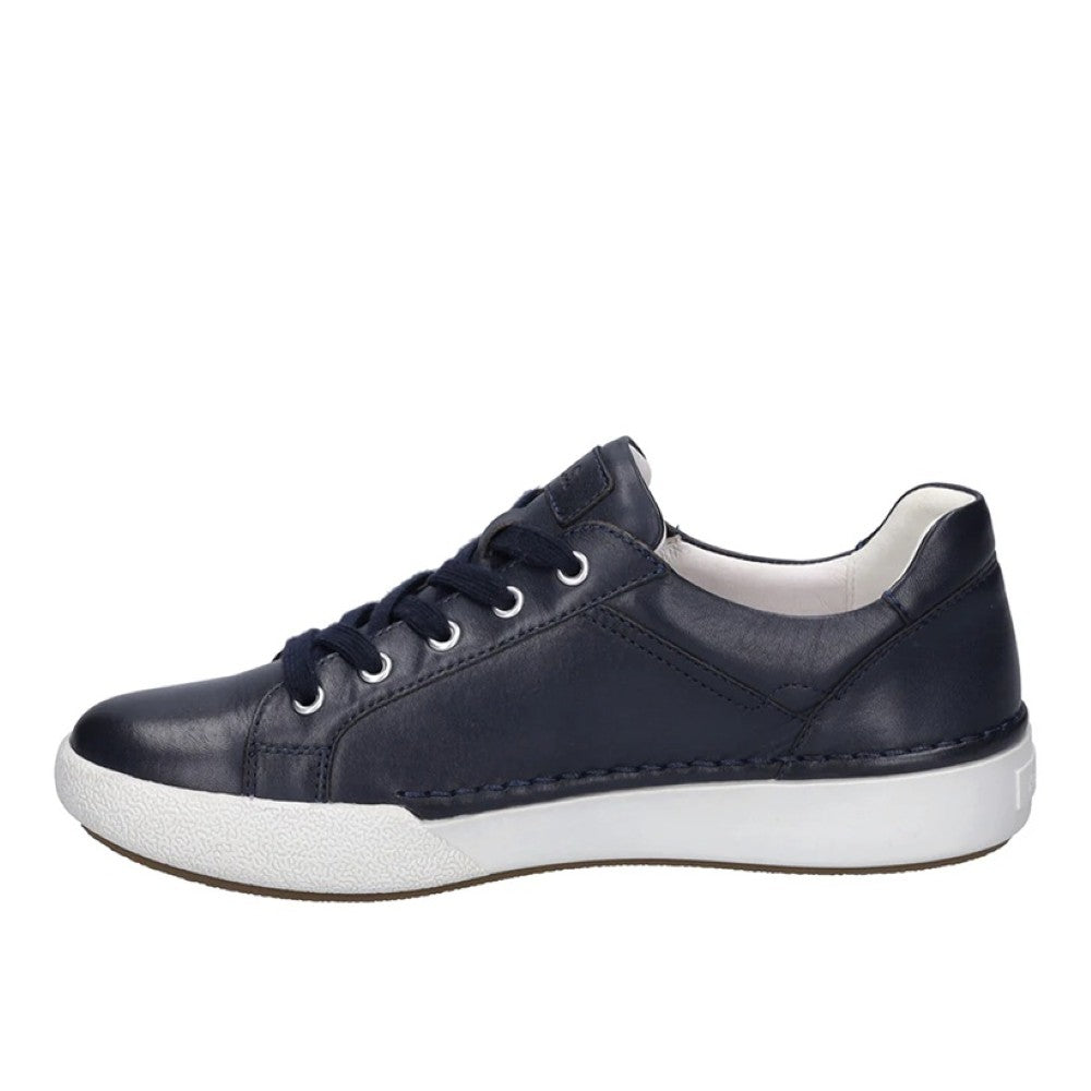 Josef Seibel Clair 03 Leather Trainer-INDIGO 69903