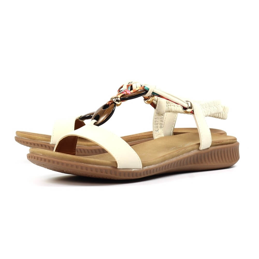 Lunar Brava Sandal White