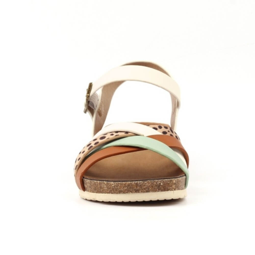 Lunar Selina Sandals White Multicoloured