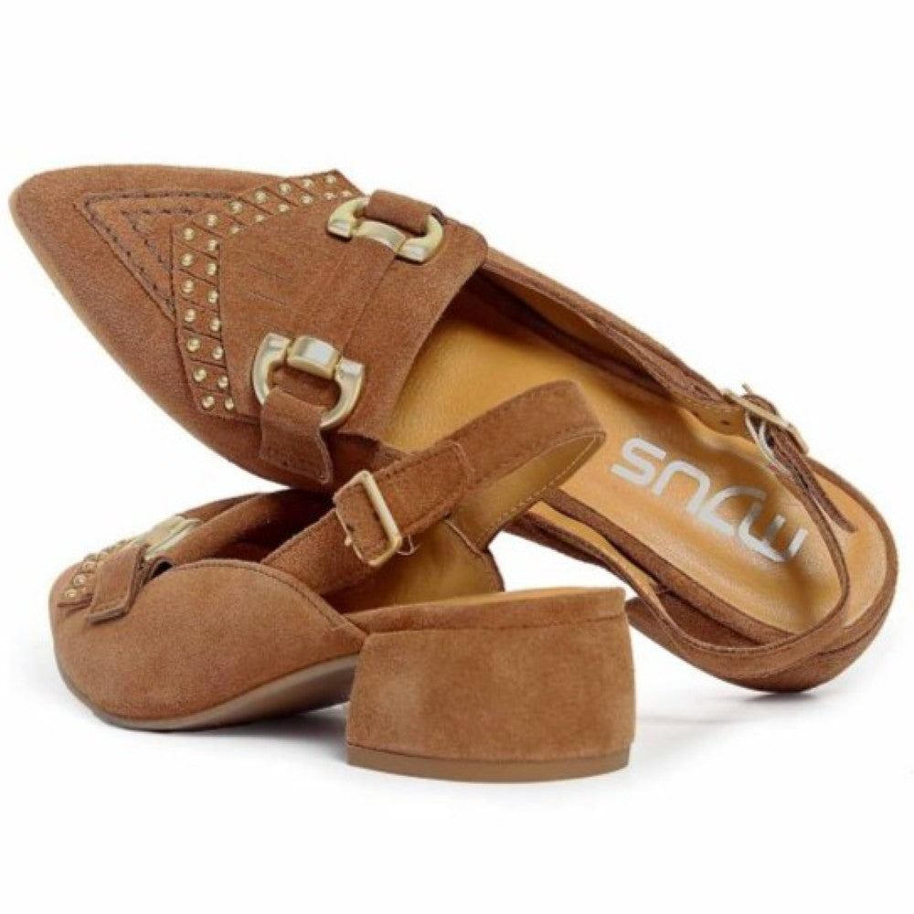 MJUS Noto Slingback L72120 Tobacco Suede