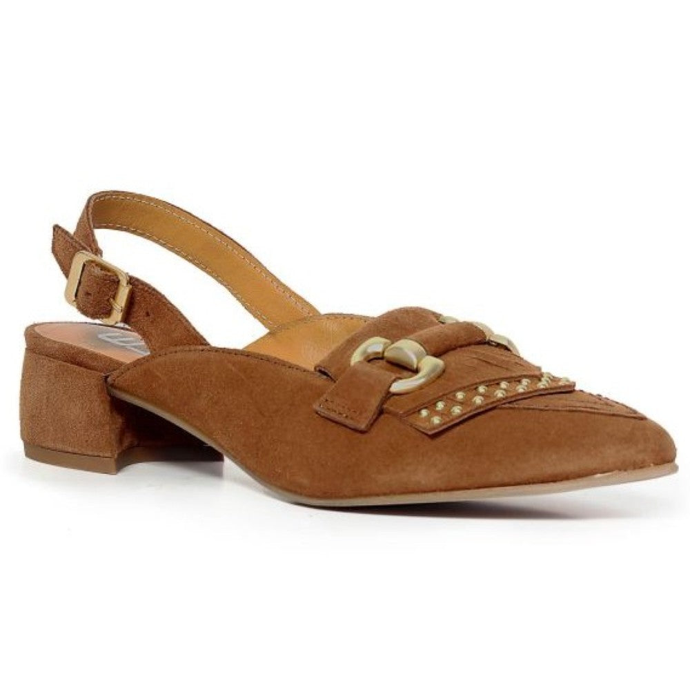 MJUS Noto Slingback L72120 Tobacco Suede