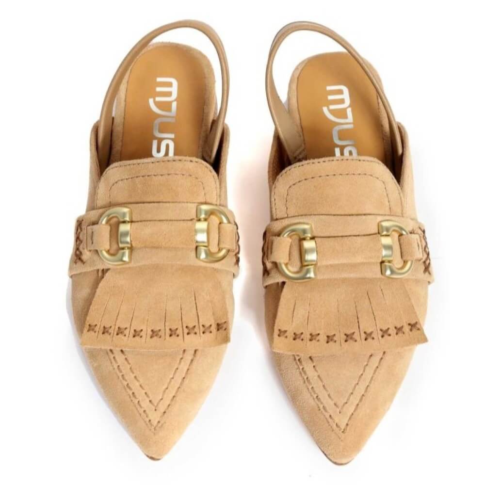 MJUS Sorrento Slingback N08109 Tan Suede