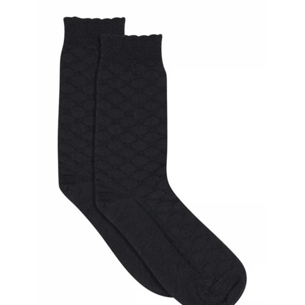black wool and Silk socks