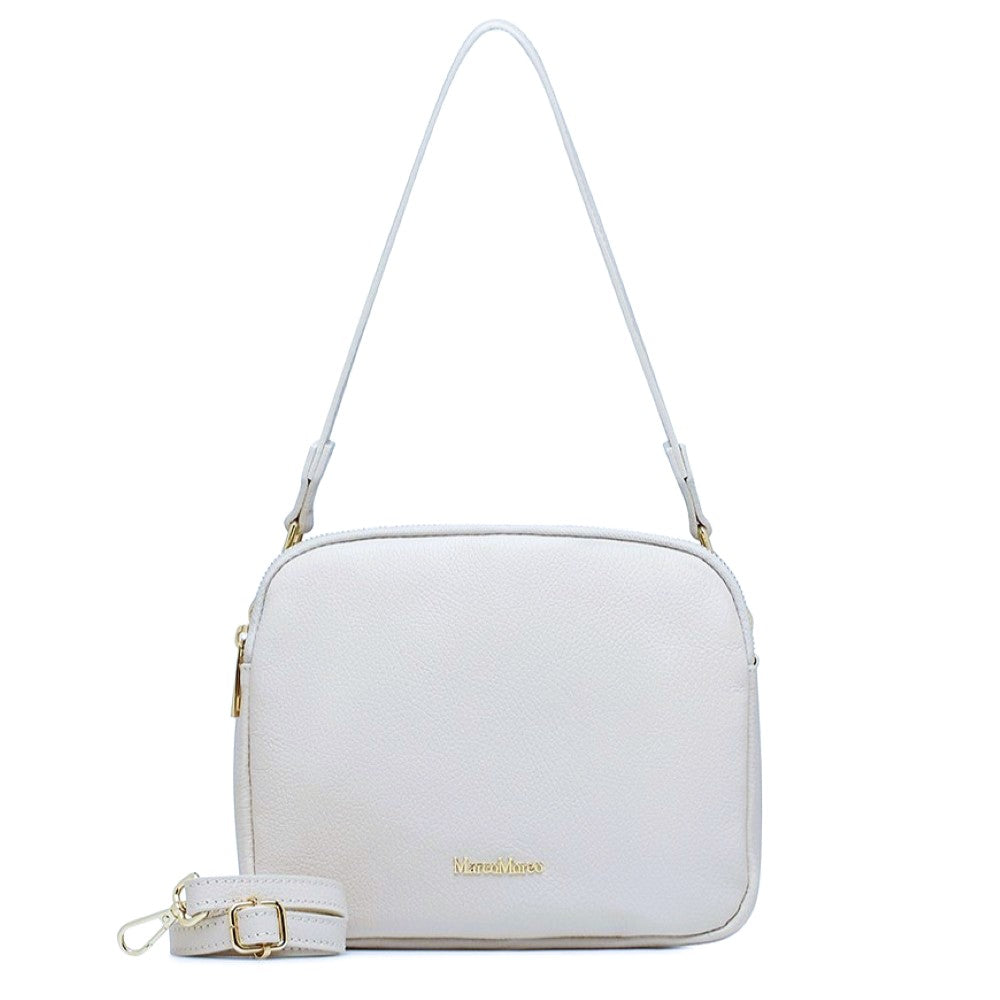 Marco Moreo Leather Bag 1768-WHITE leather