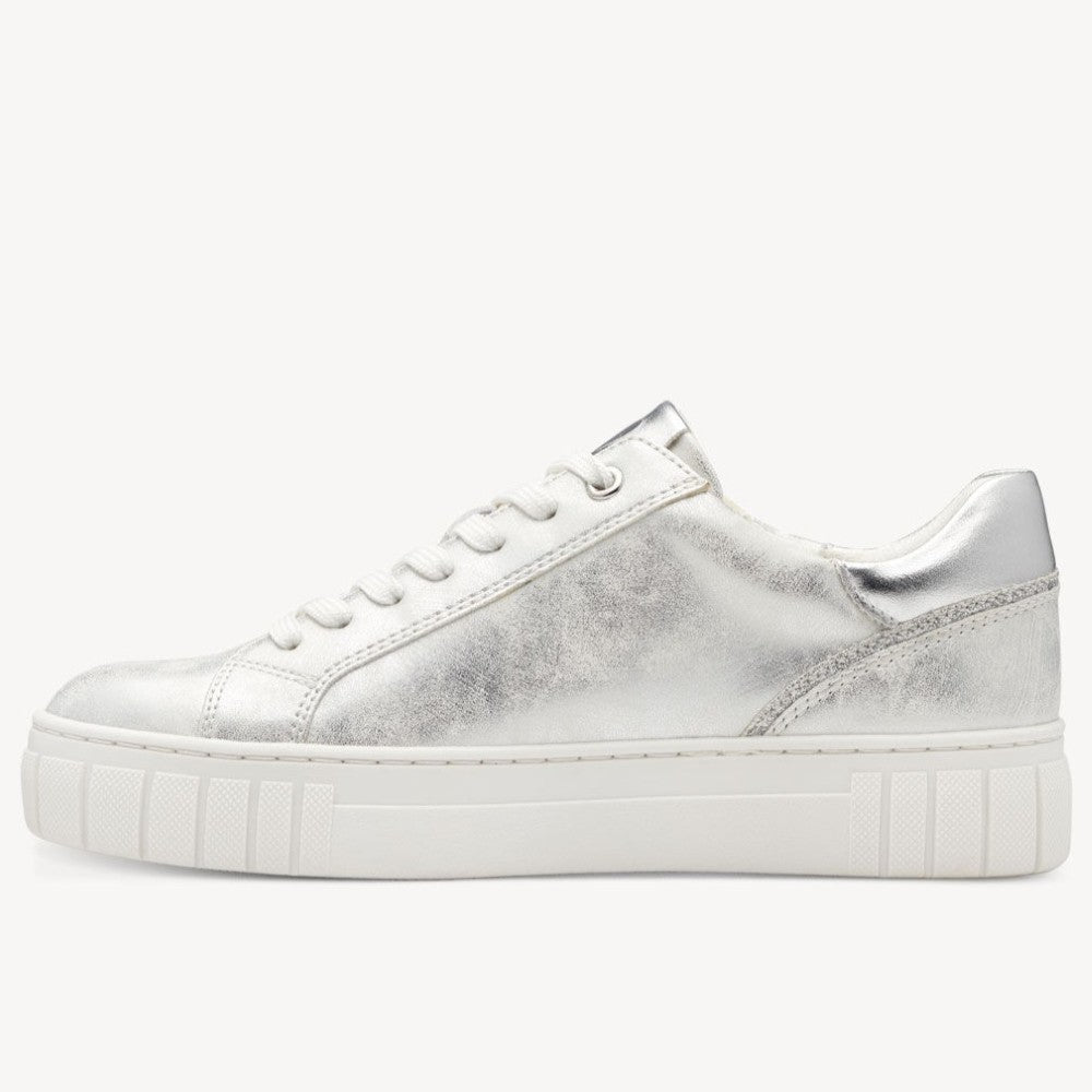 Marco Tozzi 2-23701 Vegan Trainers Silver Grey