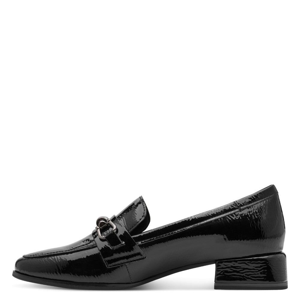 Marco Tozzi 2-24252 Vegan Black Patent Loafer