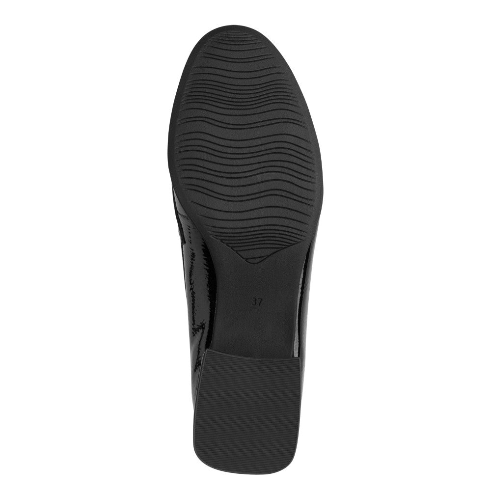 Marco Tozzi 2-24252 Vegan Black Patent Loafer