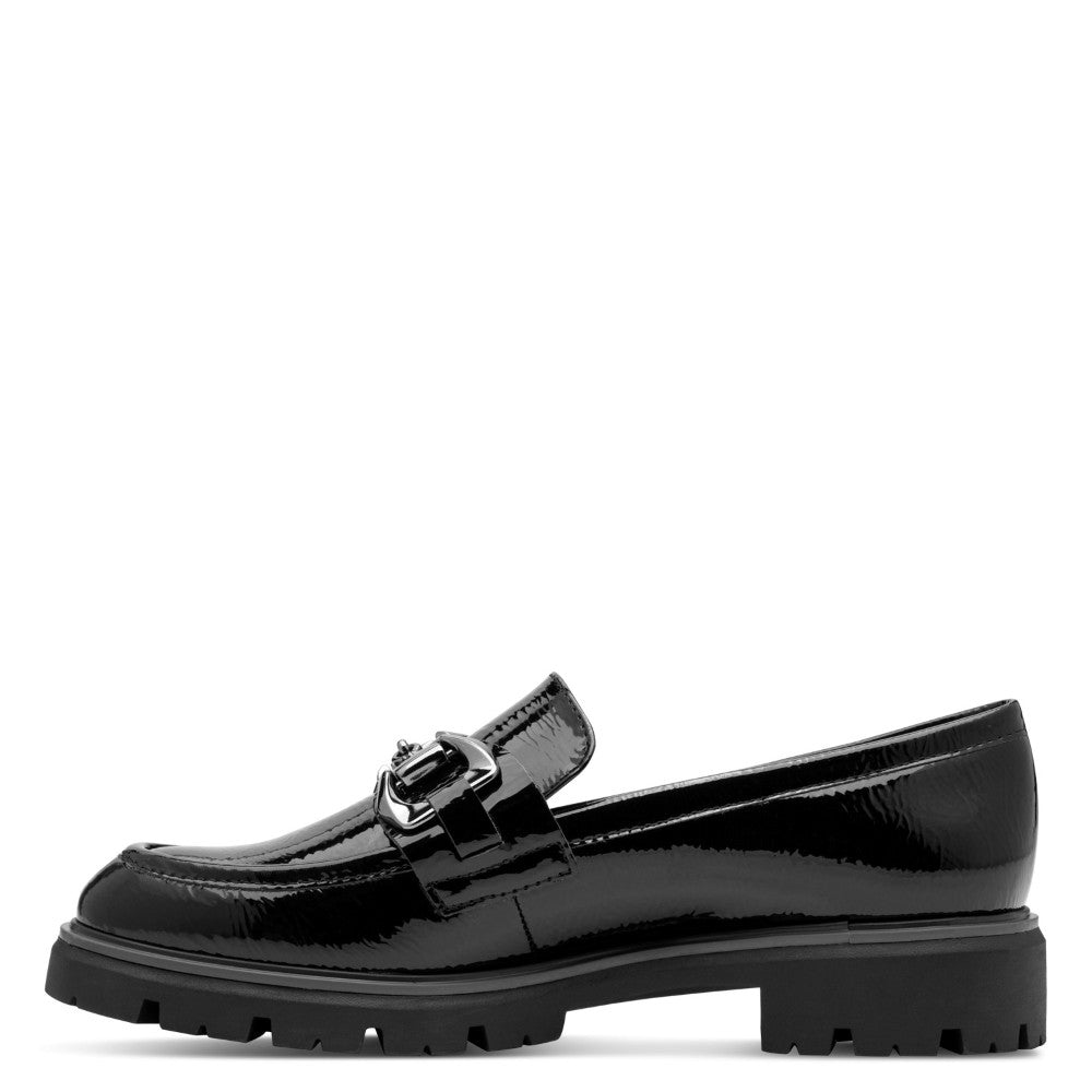 Marco Tozzi 2-24700 Black Patent Vegan Loafer