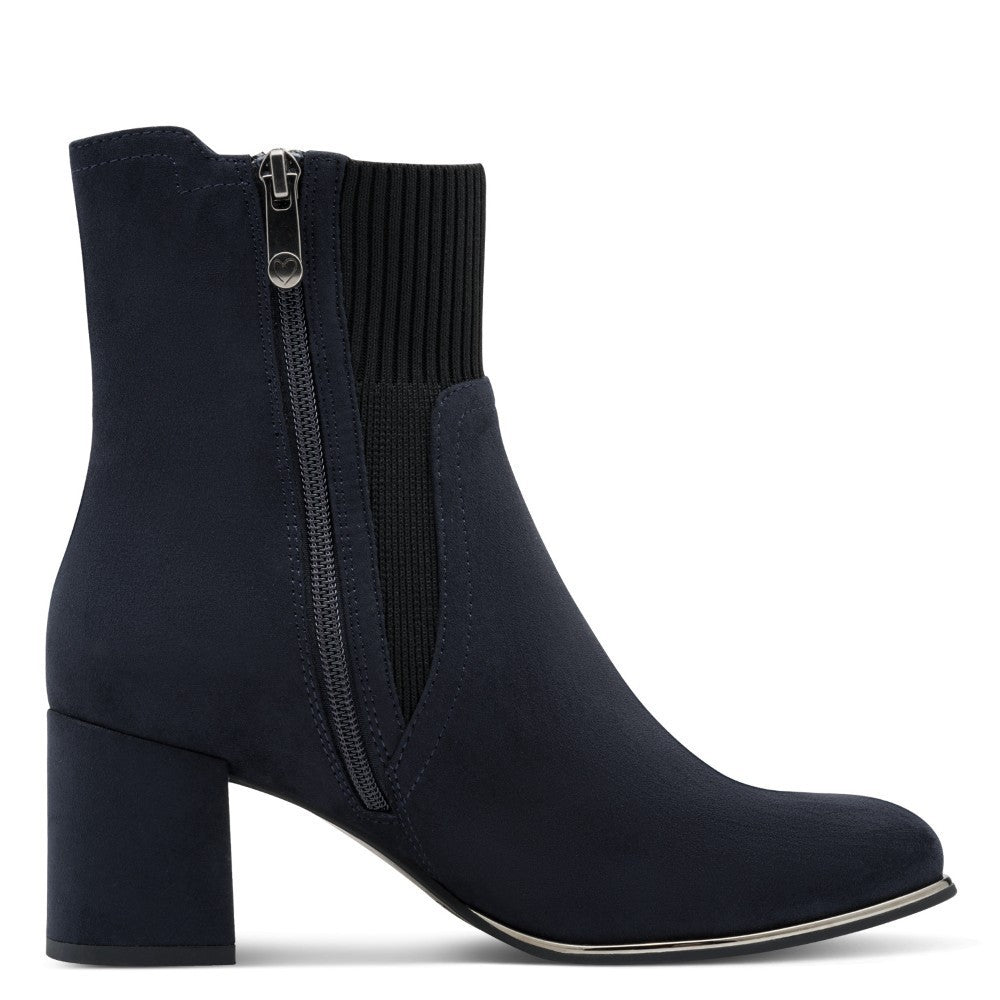 Marco Tozzi 2-25392 Vegan Sock Boot-NAVY