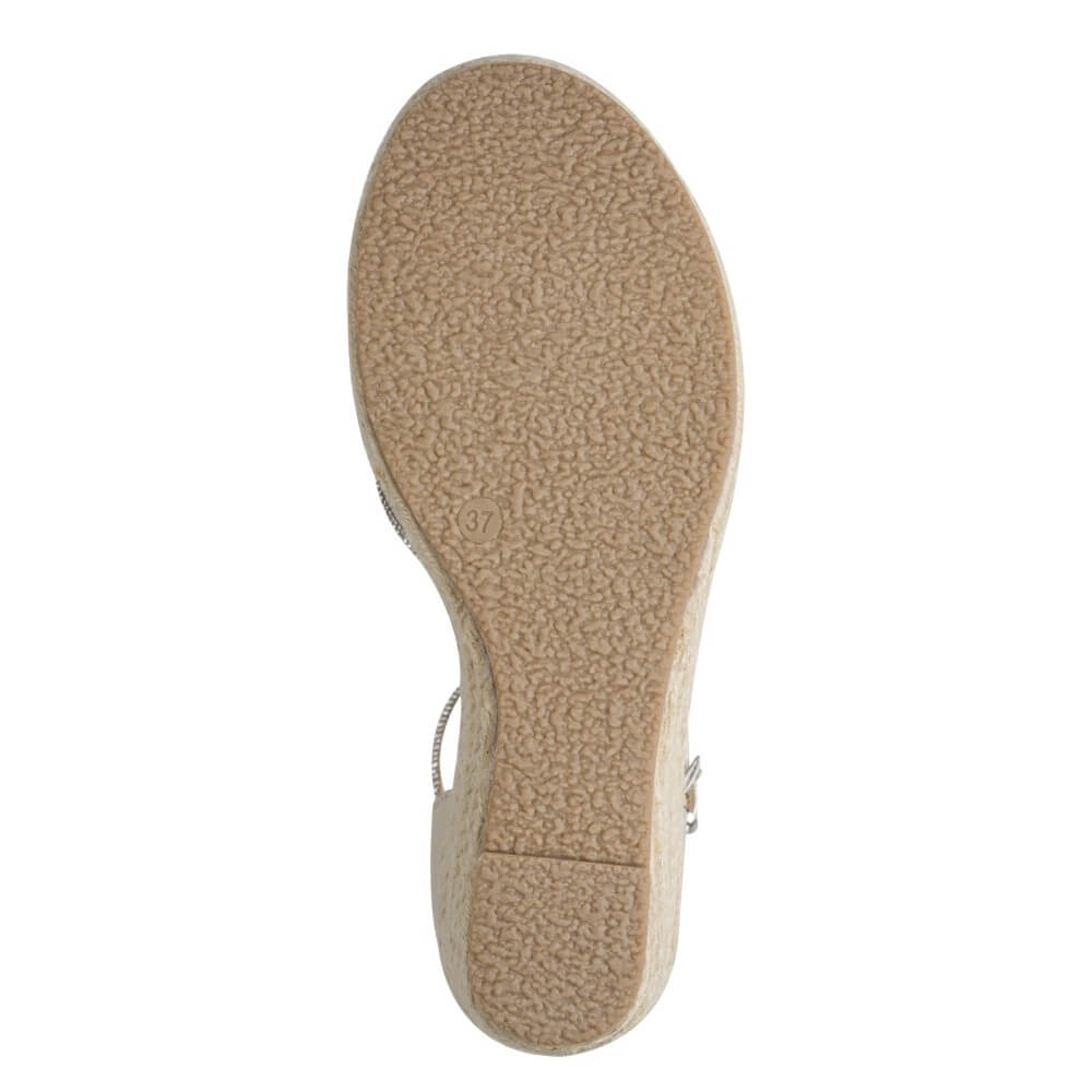 Marco Tozzi 2-28362 Espadrille Sandal Gold
