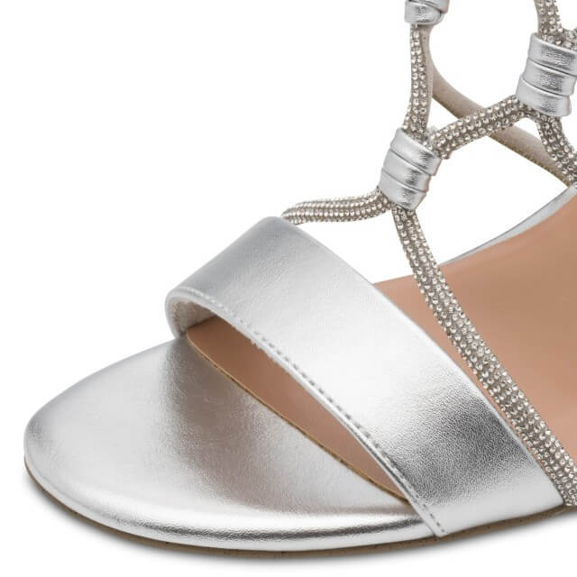 Marco Tozzi 2-28388 Vegan Sandal Silver