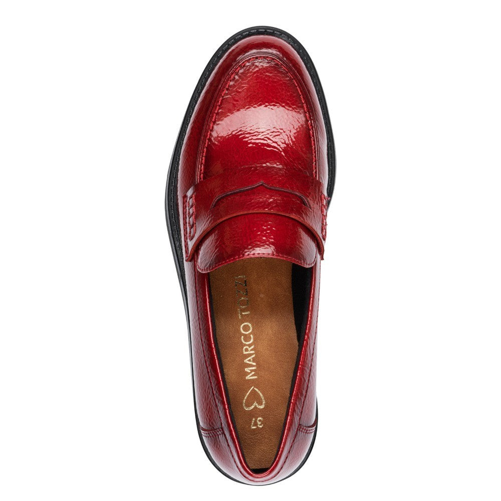 Marco Tozzi Patent Vegan Loafer 2-24308