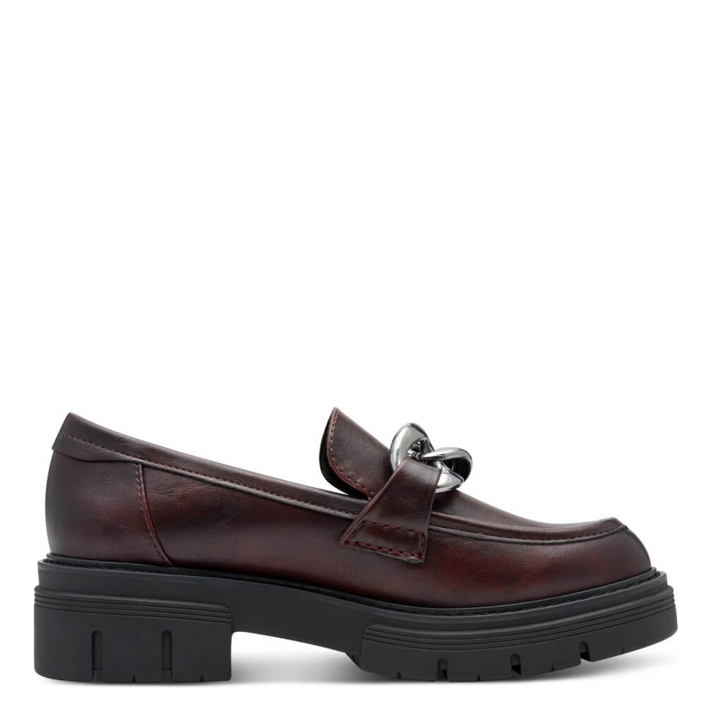 Marco Tozzi Vegan Loafer 2-24705-BORDEAUX