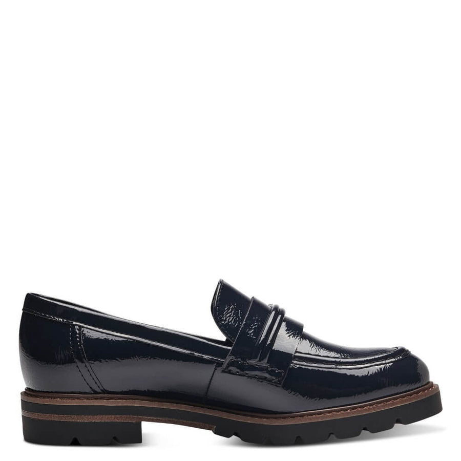 Marco Tozzi 2-24704 Patent Loafer-NAVY