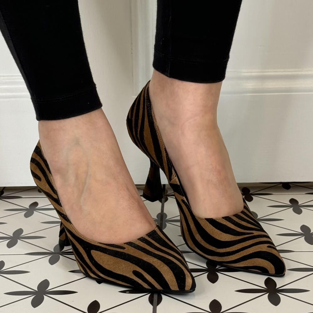 Marian 4100 Heel-ZEBRA