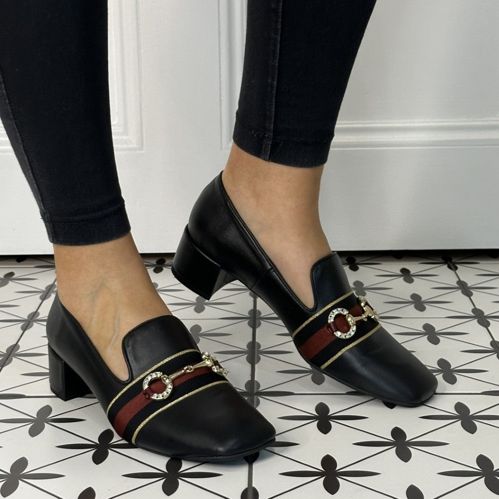 Marian Leather Loafers 8308 Black