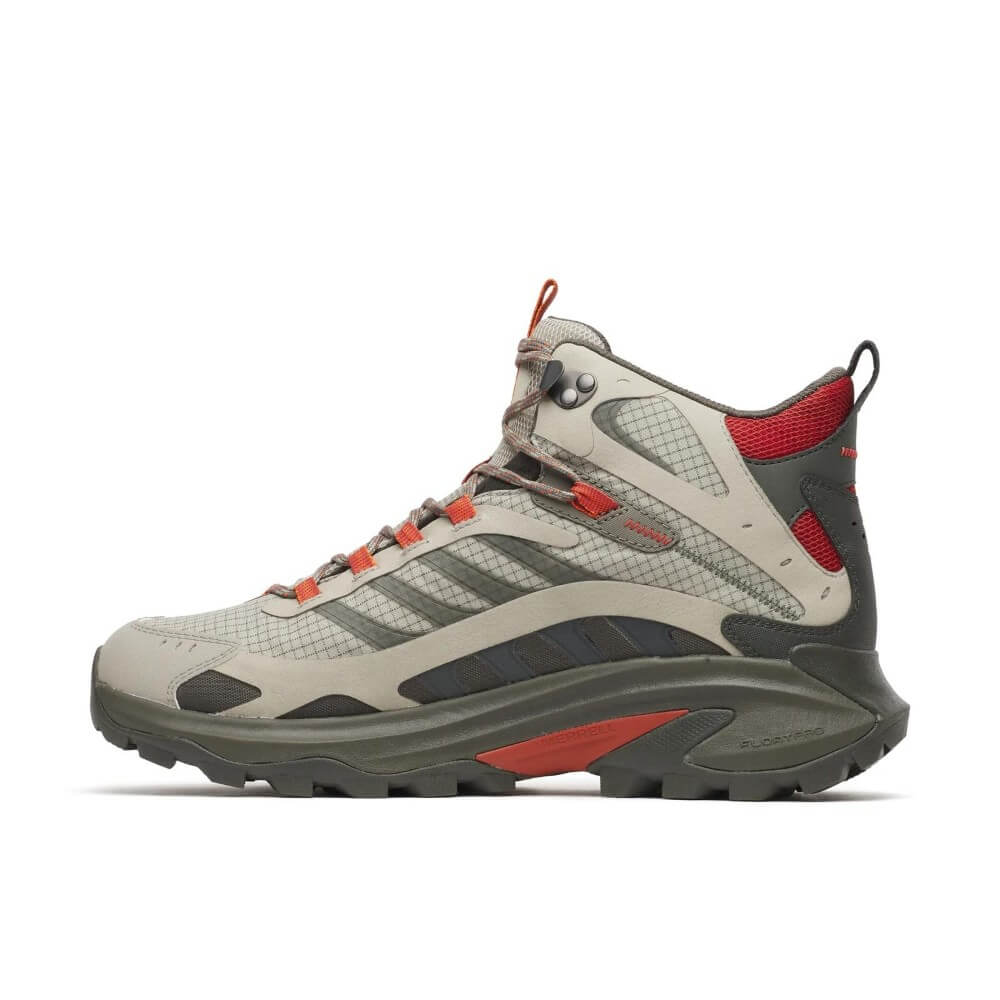 Merrell Men's Moab Speed 2 Mid GORE-TEX® Diorite Ember Grey J00005351