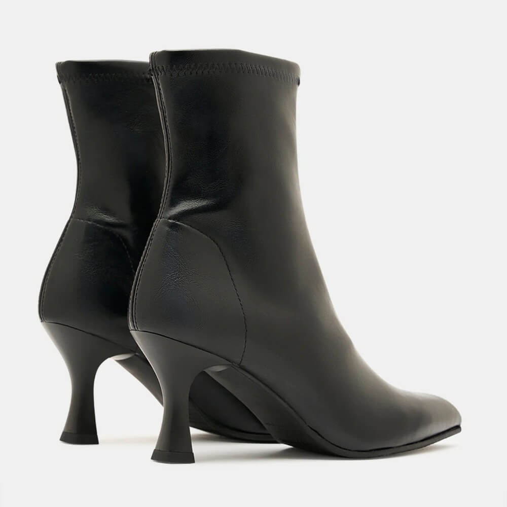 Miss Elastic 78042 Zeta Ankle Boot Black Stretch