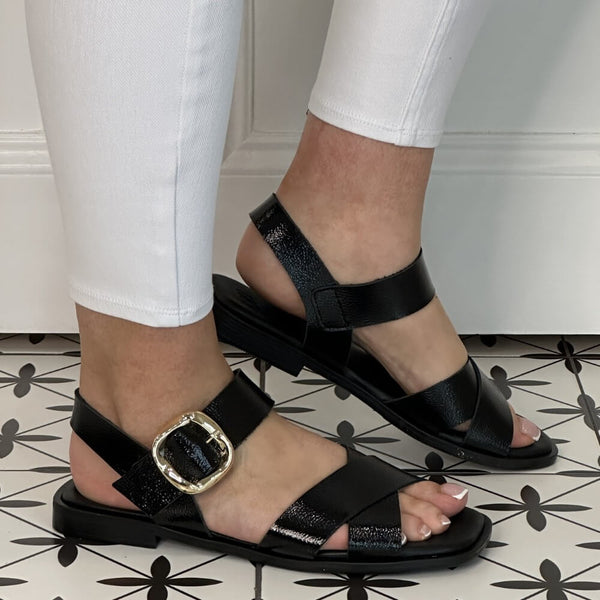 Oh! My Sandals 5583-BLACK