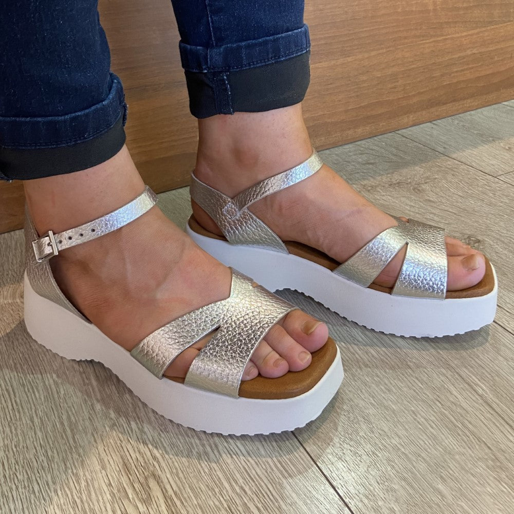 Oh! My Sandals 5193-SILVER