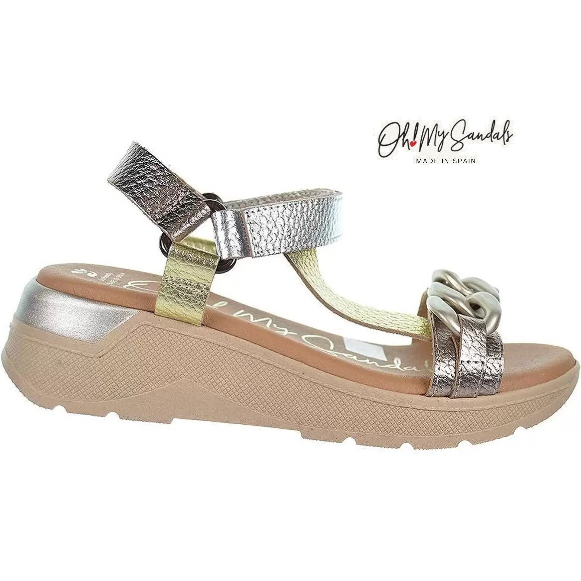 Oh! My Sandals Ella 5191-METALLIC