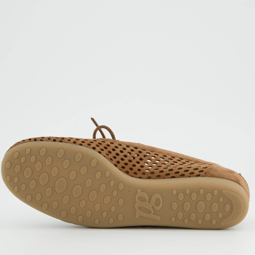Paul Green 1218 Brown Suede Moccasins