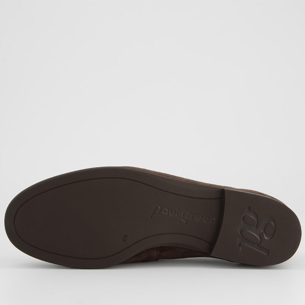 Paul Green 1228 Chocolate Brown Suede Loafer