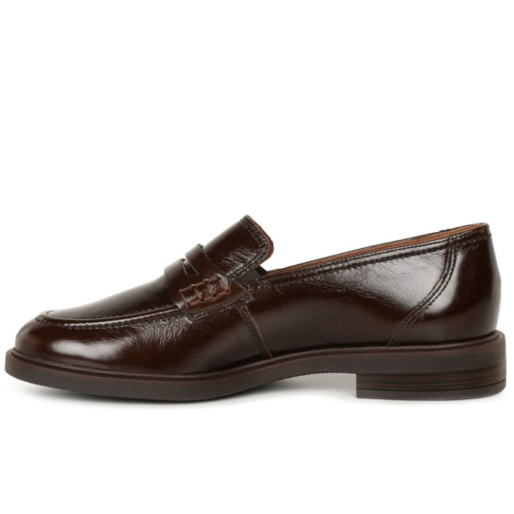 Paul Green 1251 Supersoft Brown Patent Leather Loafer