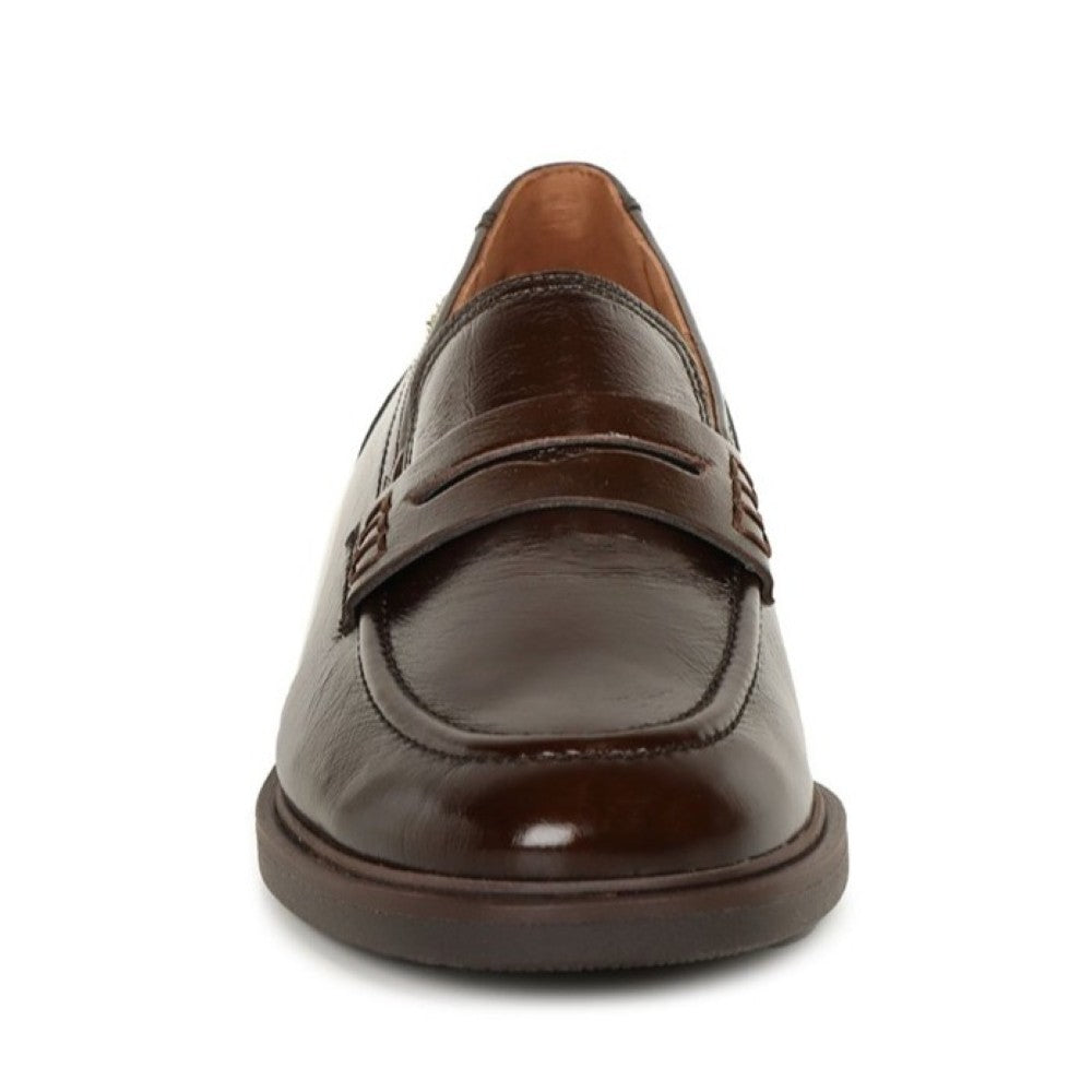 Paul Green 1251 Supersoft Brown Patent Leather Loafer