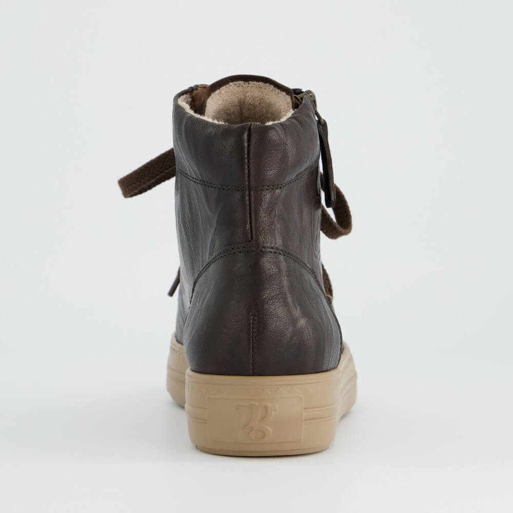 Paul Green 4024 Supersoft Moro Brown Leather Hi-Top