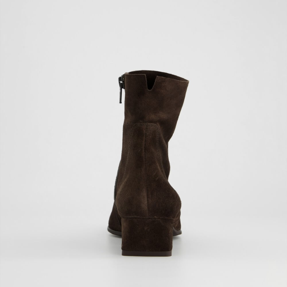 Paul Green 8365 Ankle Boots Mocca Brown Suede