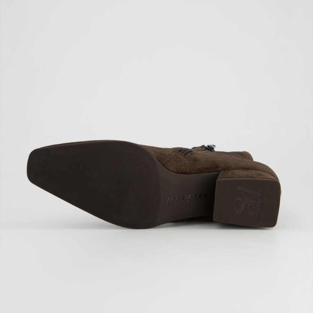 Paul Green 8365 Ankle Boots Mocca Brown Suede