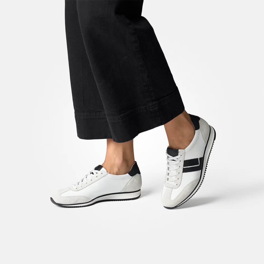 Paul Green Super Soft Leather Trainers 5453-WHITE