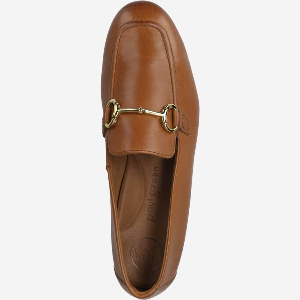 Paul Green 2596 Supersoft Loafer-COGNAC