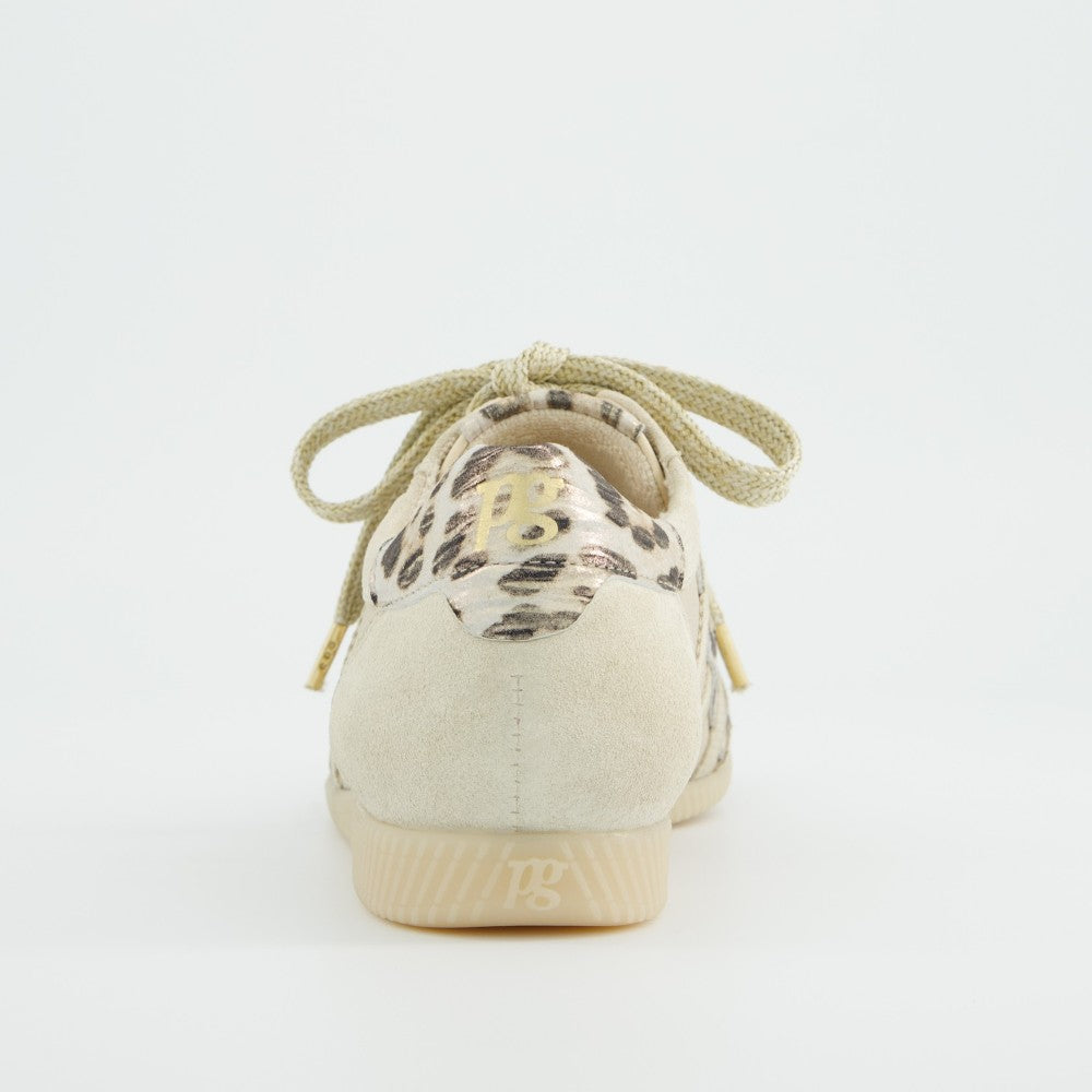 Paul Green 5540 Sneakers Ivory Suede Leather