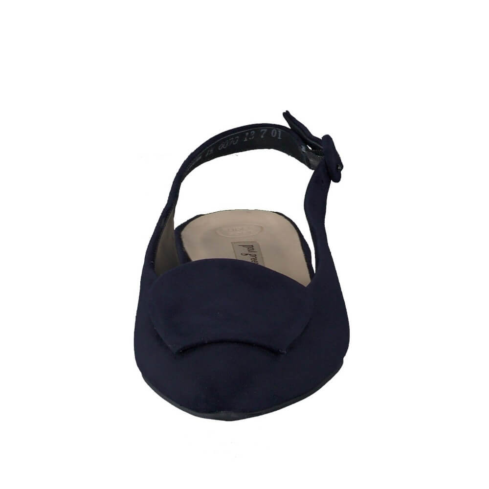 Paul Green 6090 Slingback Navy Suede