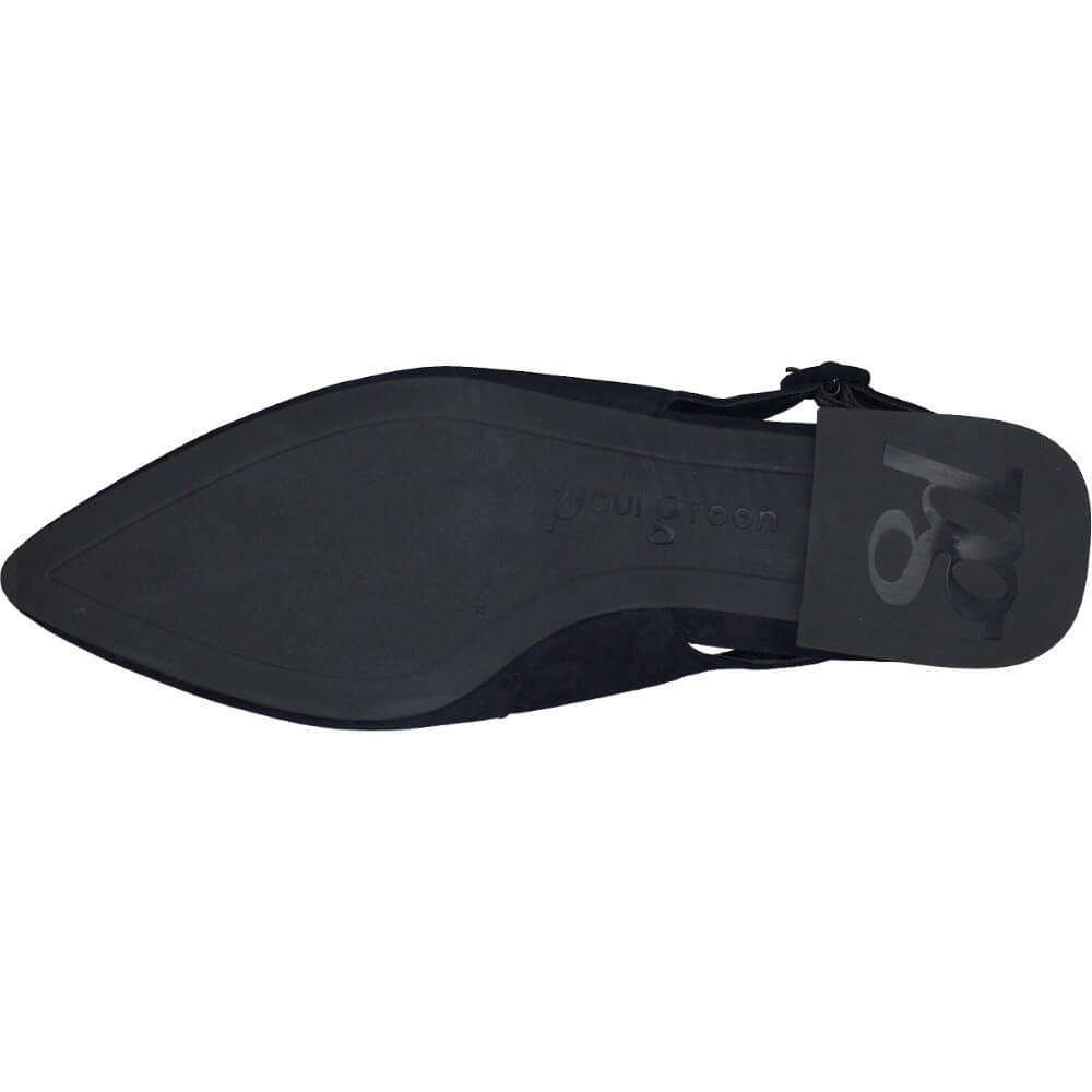 Paul Green 6090 Slingback Navy Suede