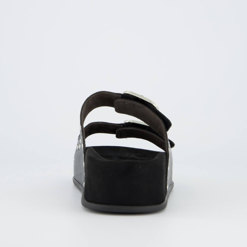 Paul Green 6168 Sliders Black Leather