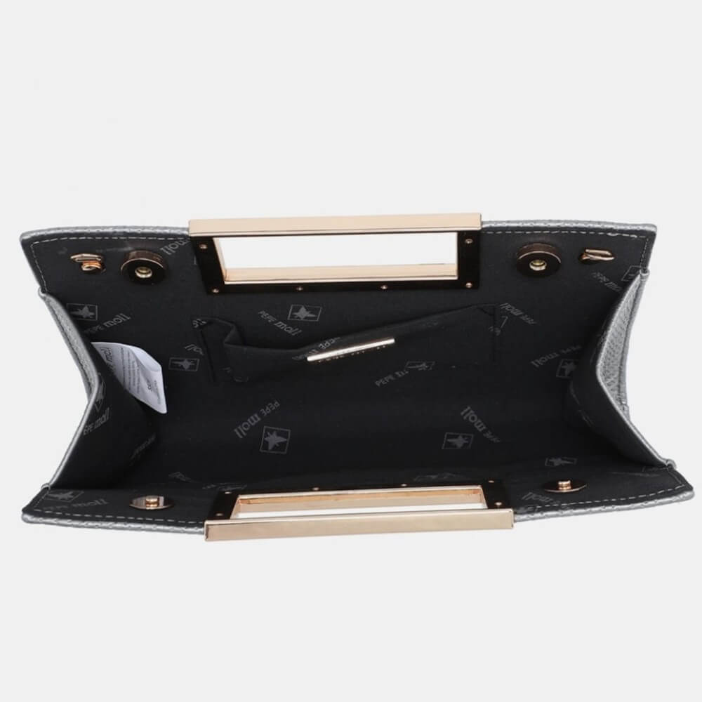 Pepe Moll EVA 261422 Clutch Vegan Pewter