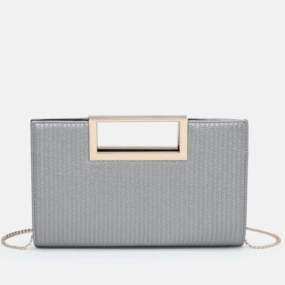 Pepe Moll EVA 261422 Clutch Vegan Pewter