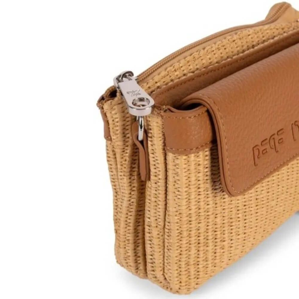 Pepe Moll Ivone Shoulder Bag 261313 Vegan Raffia Sand