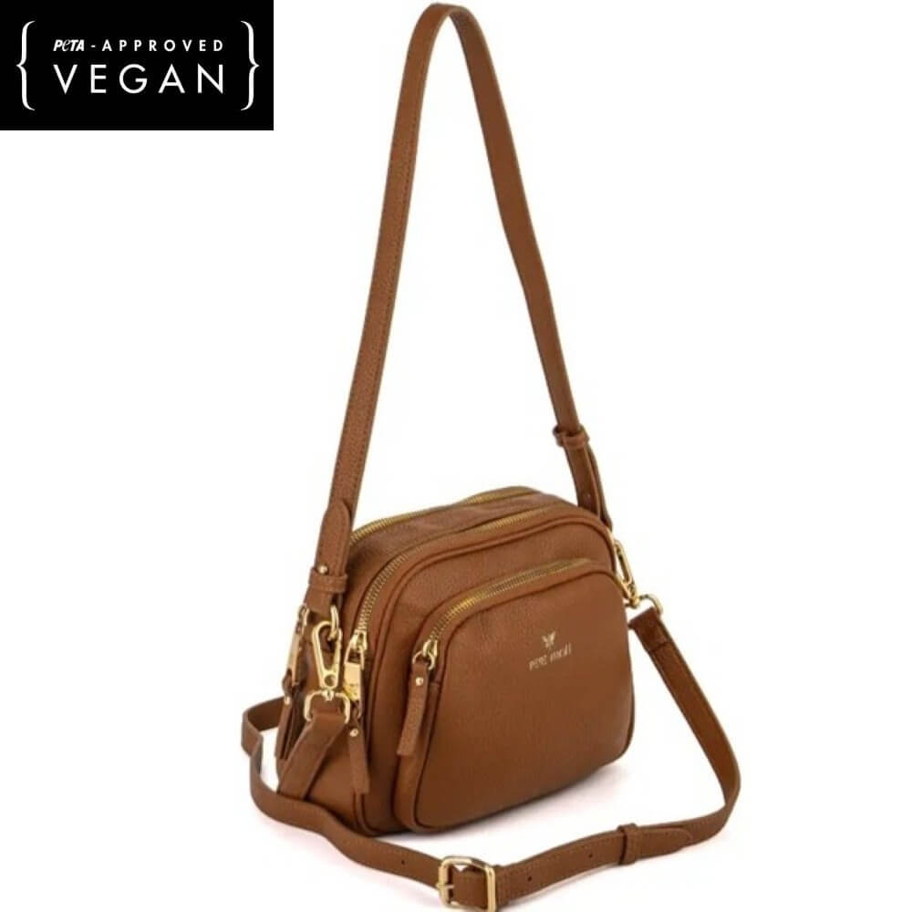 Vegan Tan Shoulder Bag