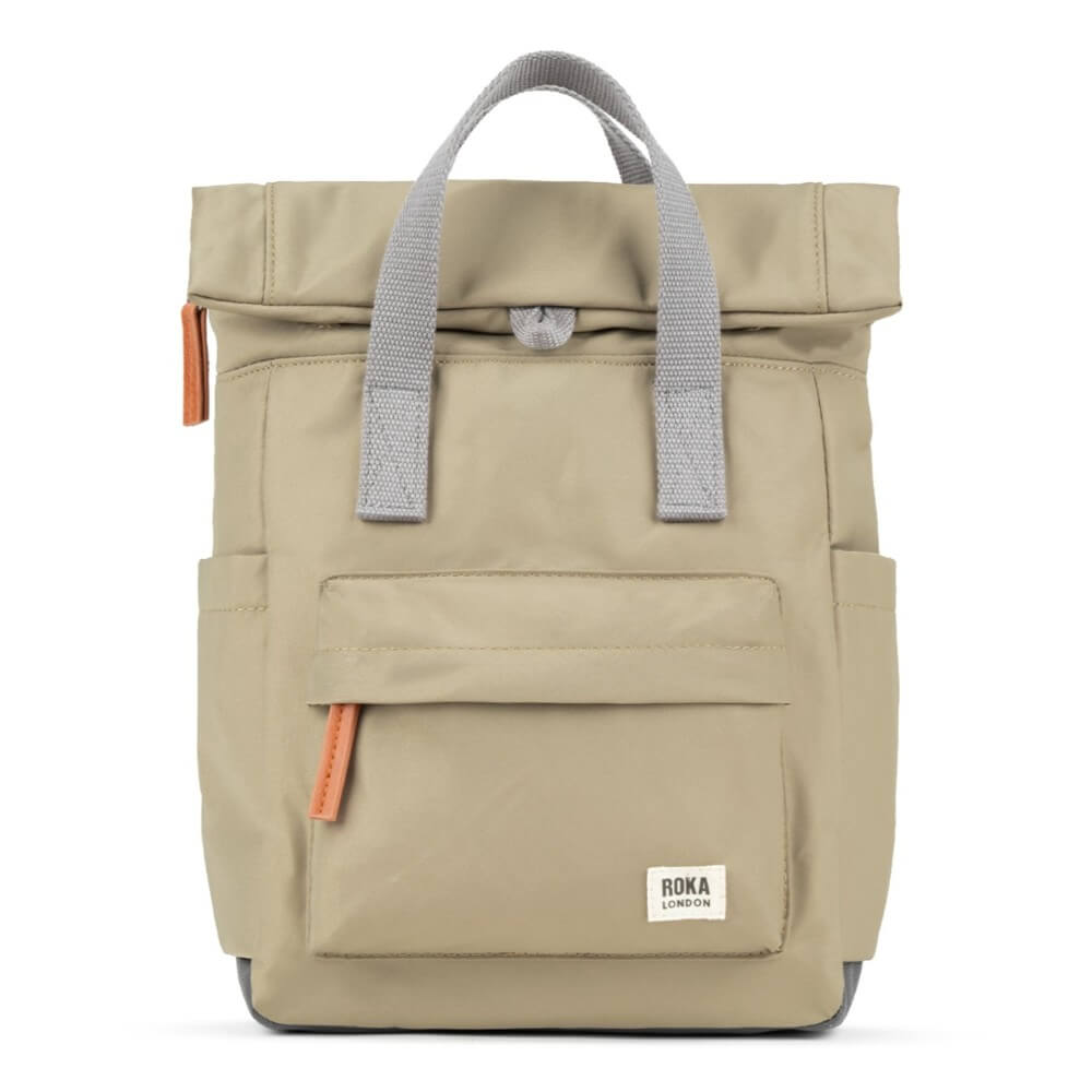 Taupe nylon Roka backpack