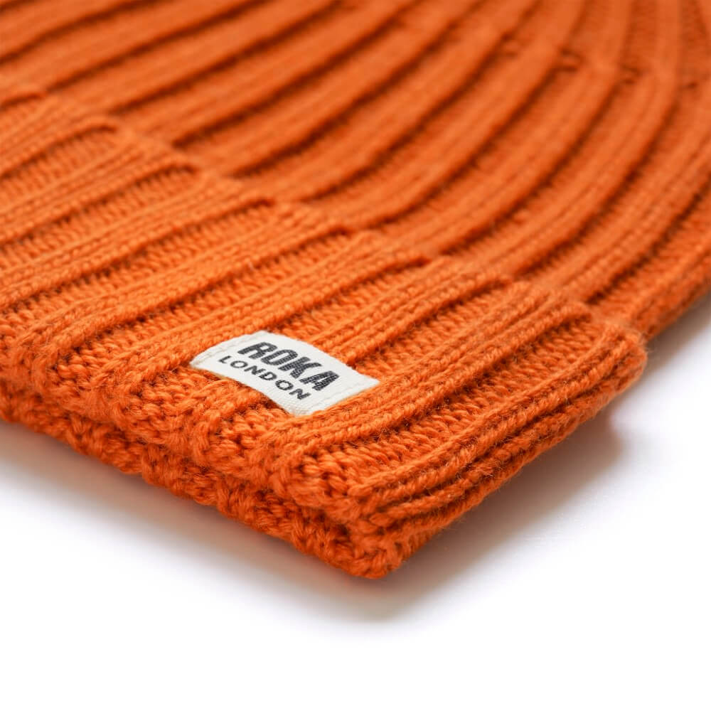 ROKA REGENT BEANIE-BURNT ORANGE