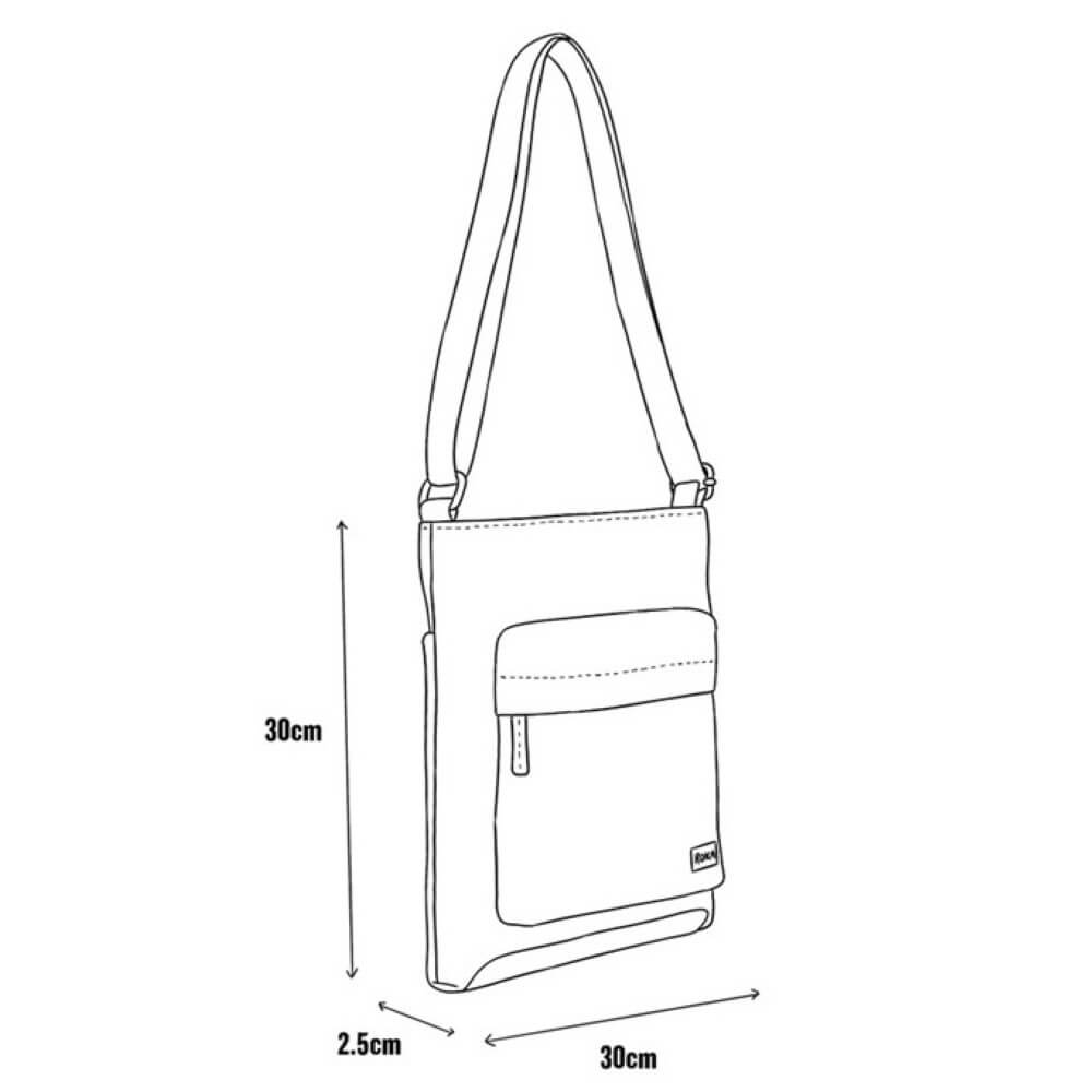 Roka Stratford L Nylon Crossbody Taupe