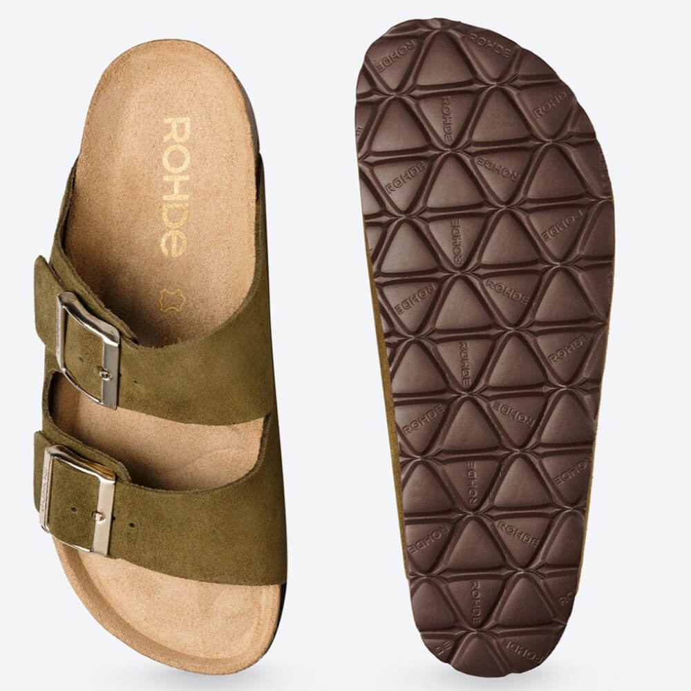 Rohde 5590 SUNNYS N°12 Mules Fern Green Suede Leather