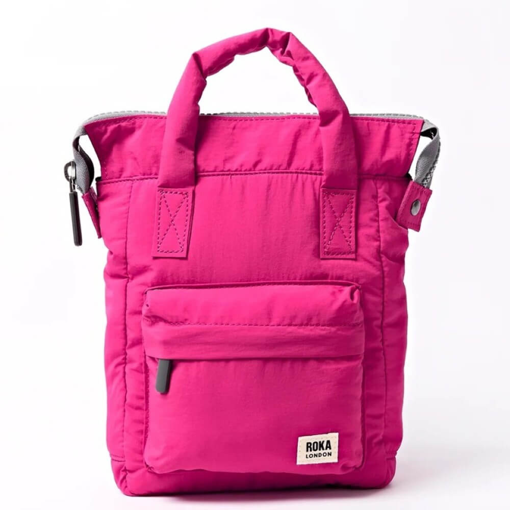 Roka Pink Backpack on a white background