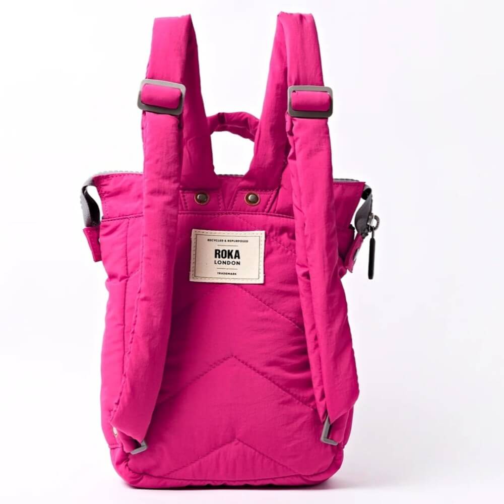 Roka Pink Backpack on a white background