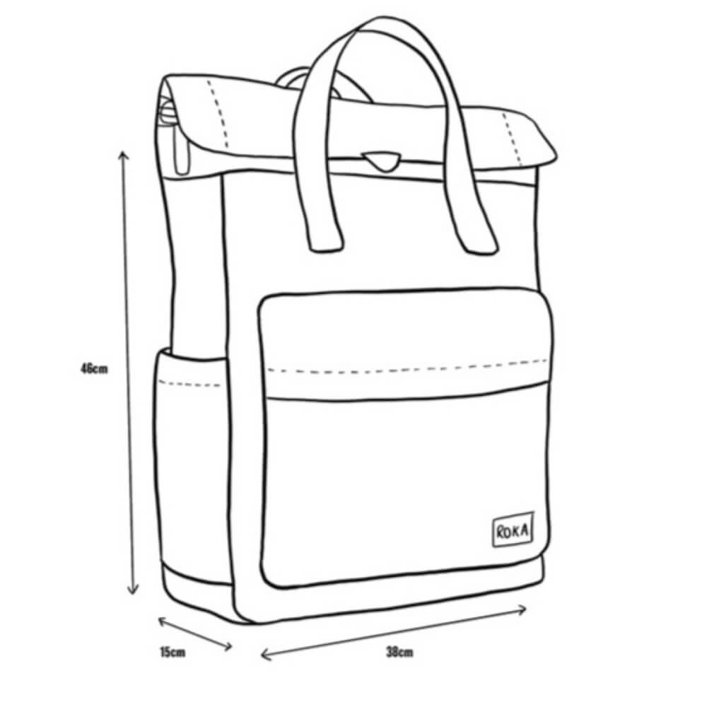 Roka Canfield B Large Black Nylon